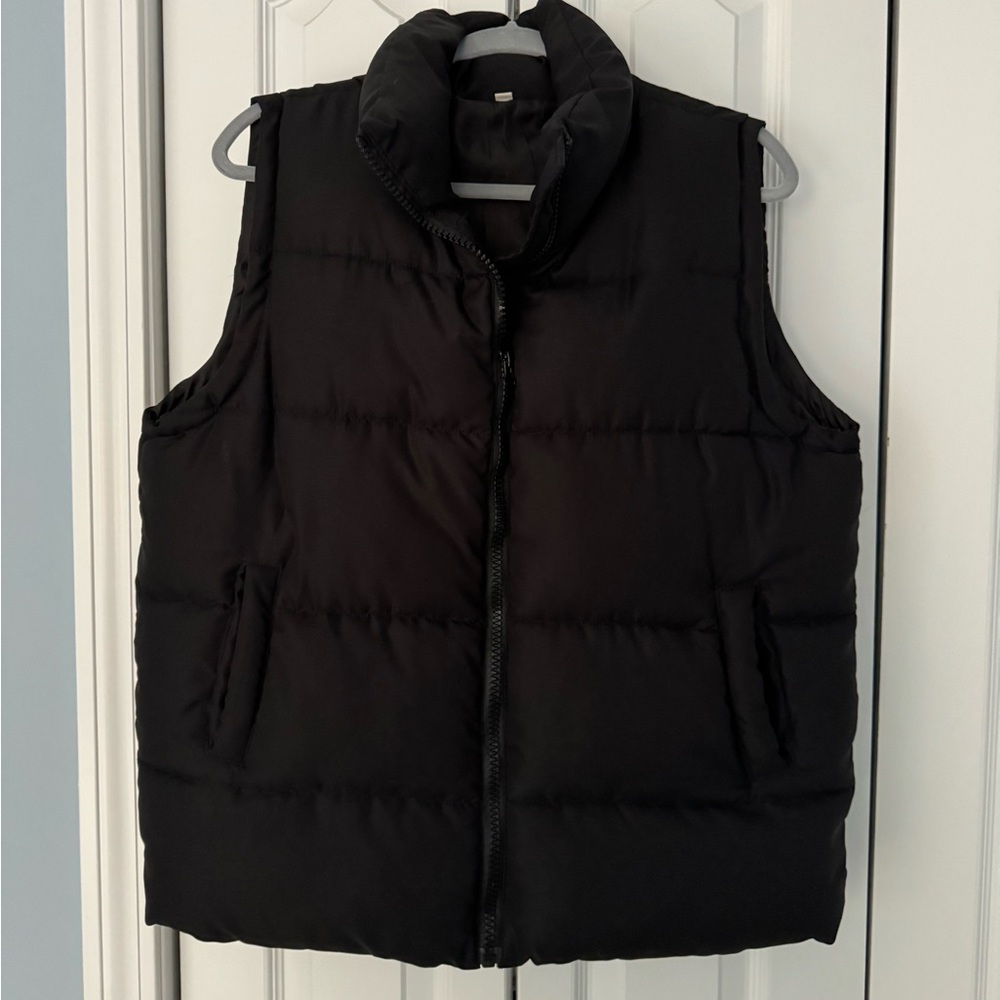 Black Puffer Vest